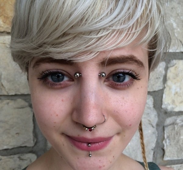 eyebrow piercing types